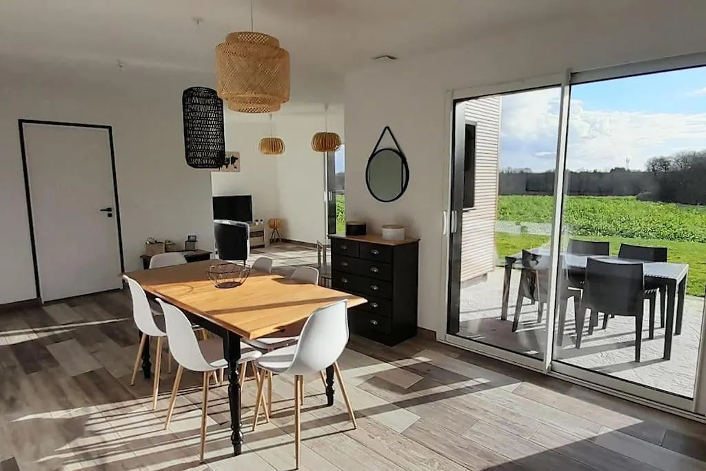 Maison Bois Recente Lantic Casa de Férias